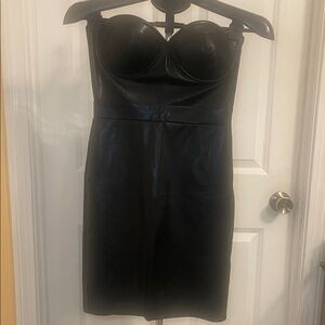 Haute Monde Strapless Black Dress